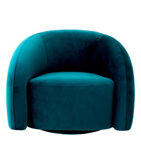 Curved Swivel Armchair Novelle | Eichholtz Miami