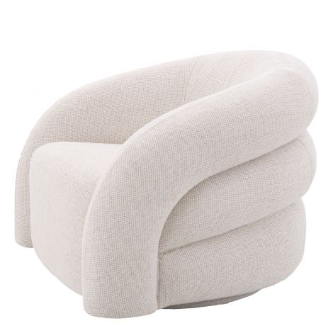 Curved Swivel Armchair Novelle | Eichholtz Miami