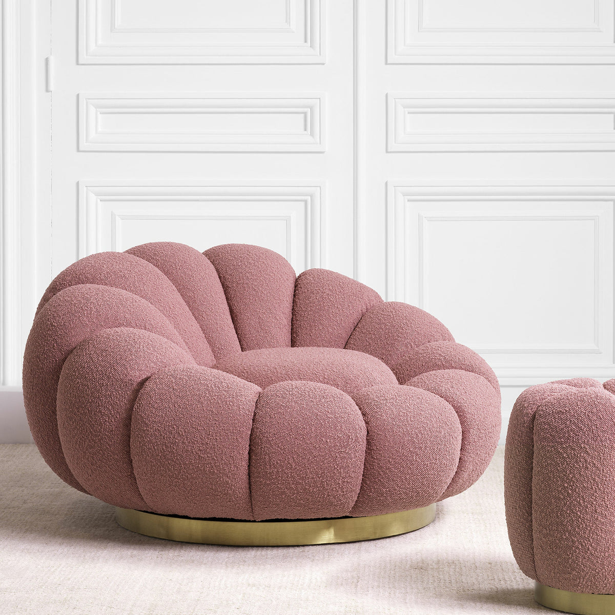Flower Design Swivel Chair Mello | Eichholtz Miami
