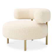 Curved Modern Lounge Chair Thompson | Eichholtz Miami