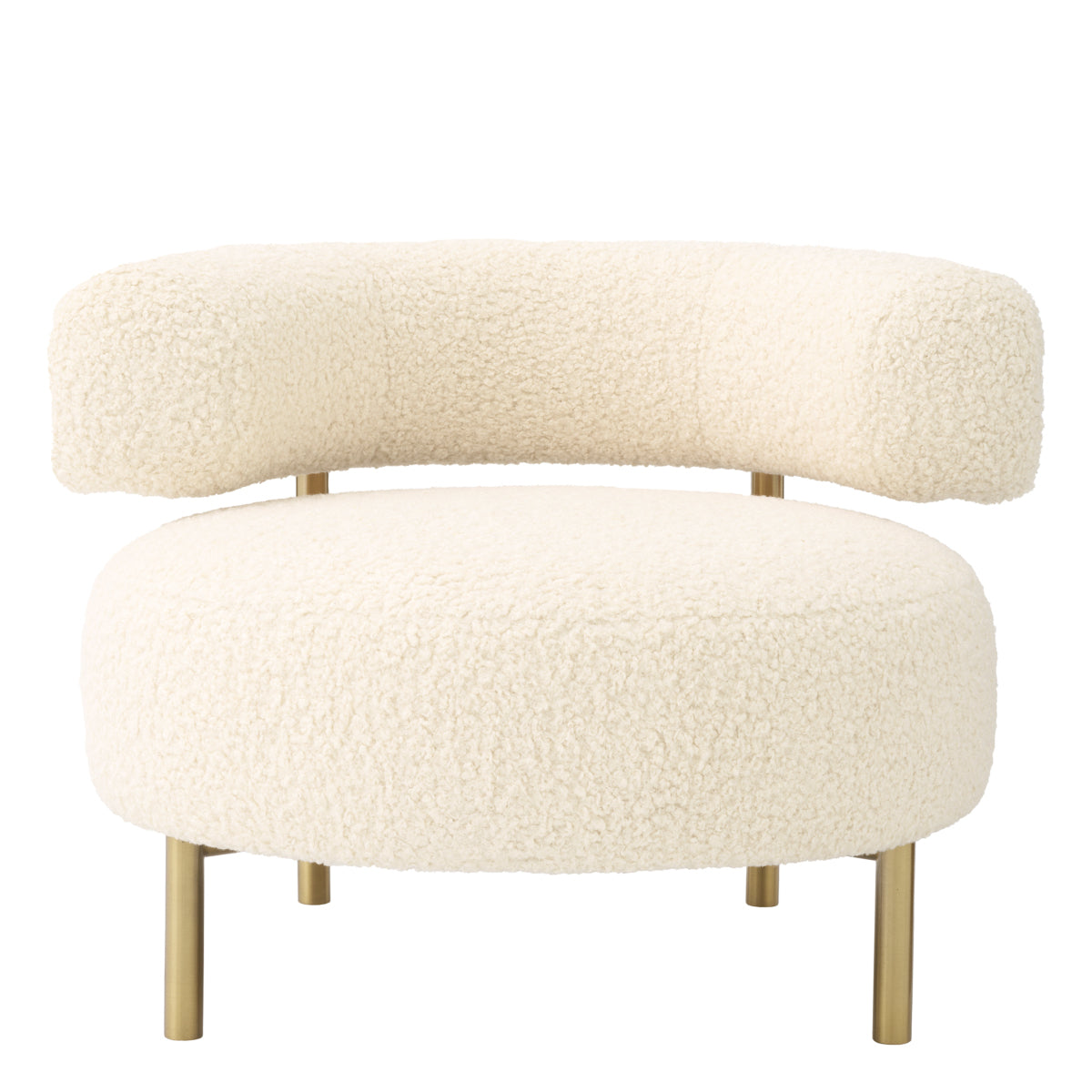 Curved Modern Lounge Chair Thompson | Eichholtz Miami