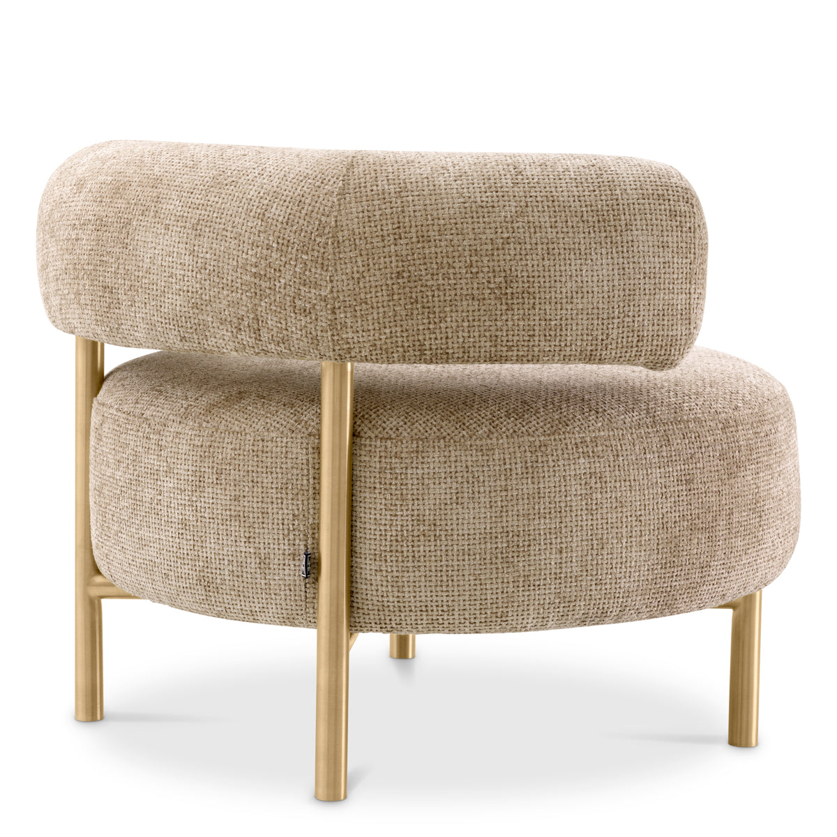 Curved Modern Lounge Chair Thompson | Eichholtz Miami