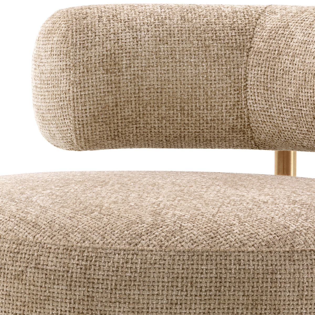 Curved Modern Lounge Chair Thompson | Eichholtz Miami