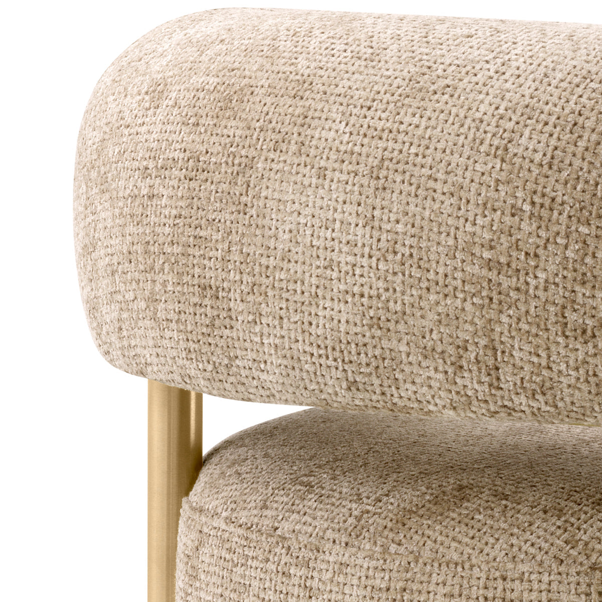 Curved Modern Lounge Chair Thompson | Eichholtz Miami