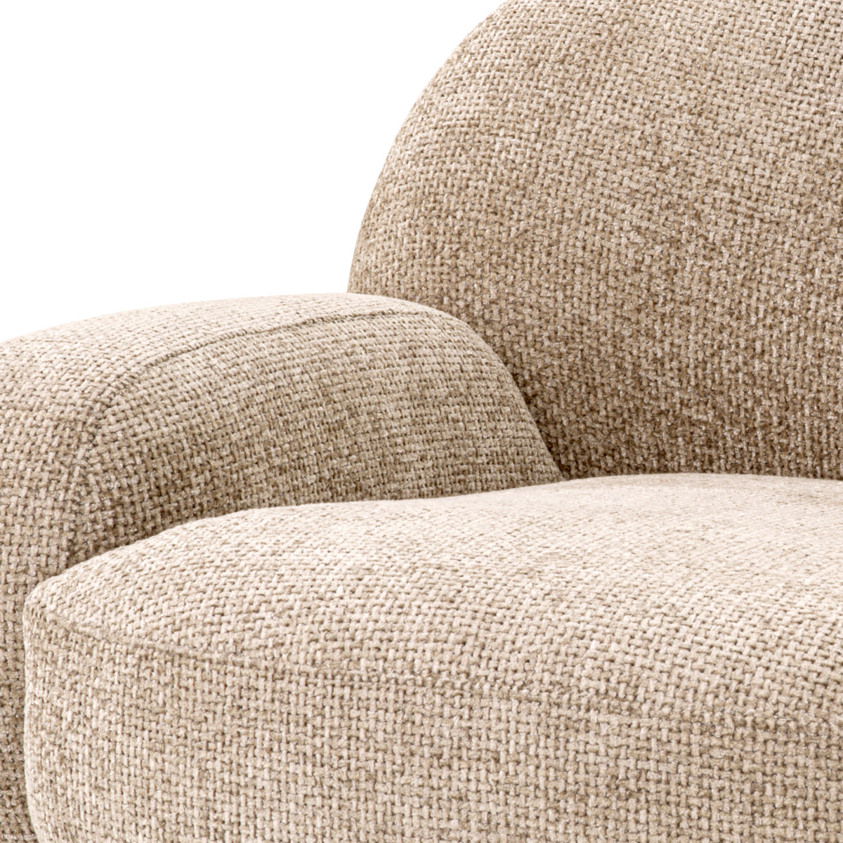 Curved Swivel Armchair Udine | Eichholtz Miami