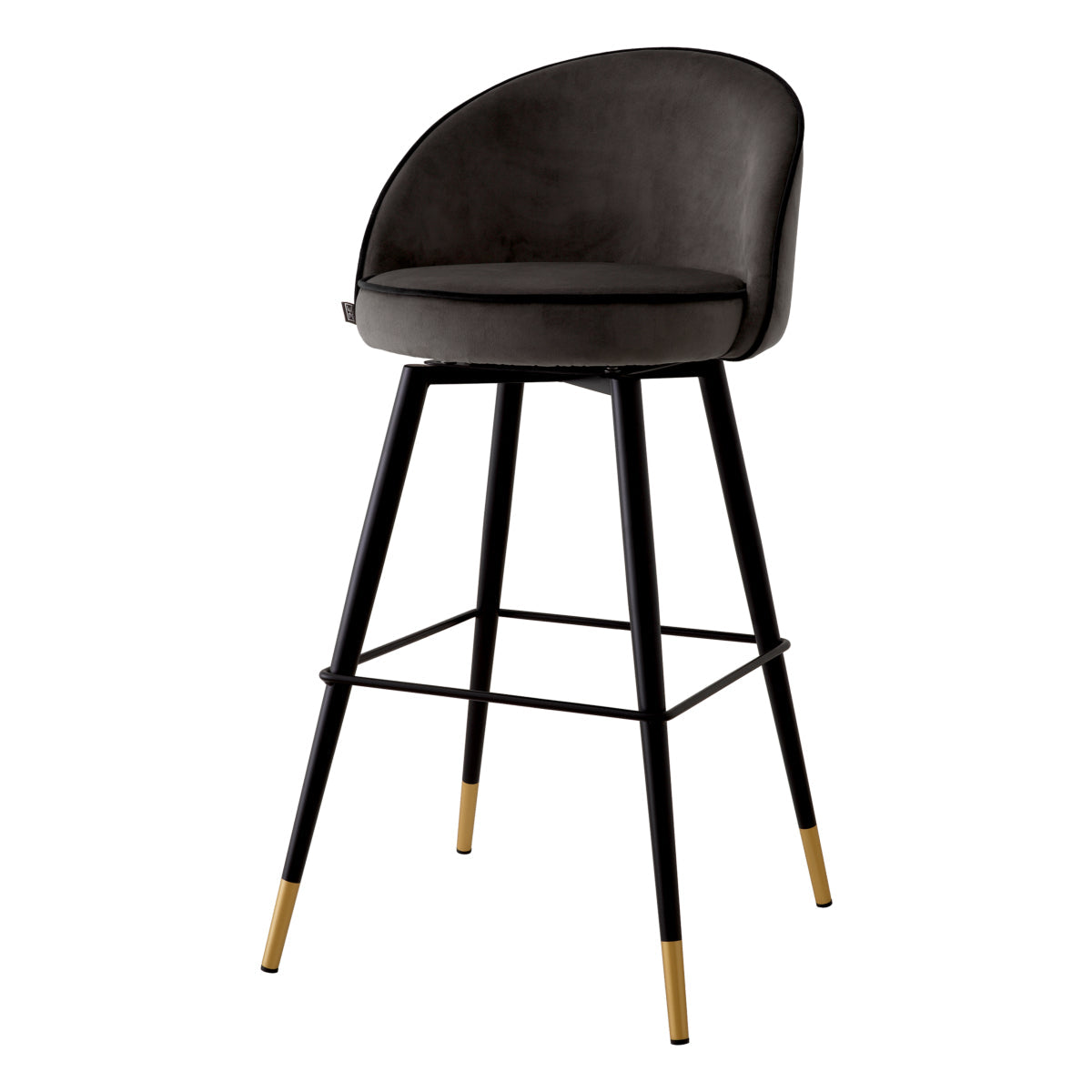 Curved Back Bar Stools Set (2) Cooper | Eichholtz Miami