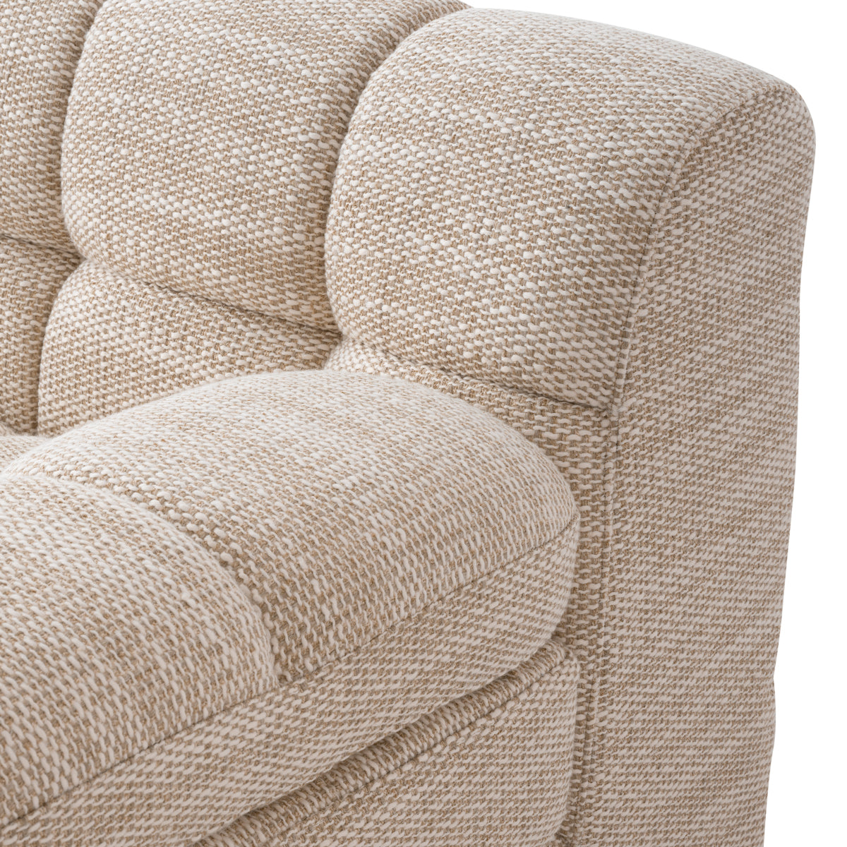 Sand Channeled Modular Sofa Dean | Eichholtz Miami