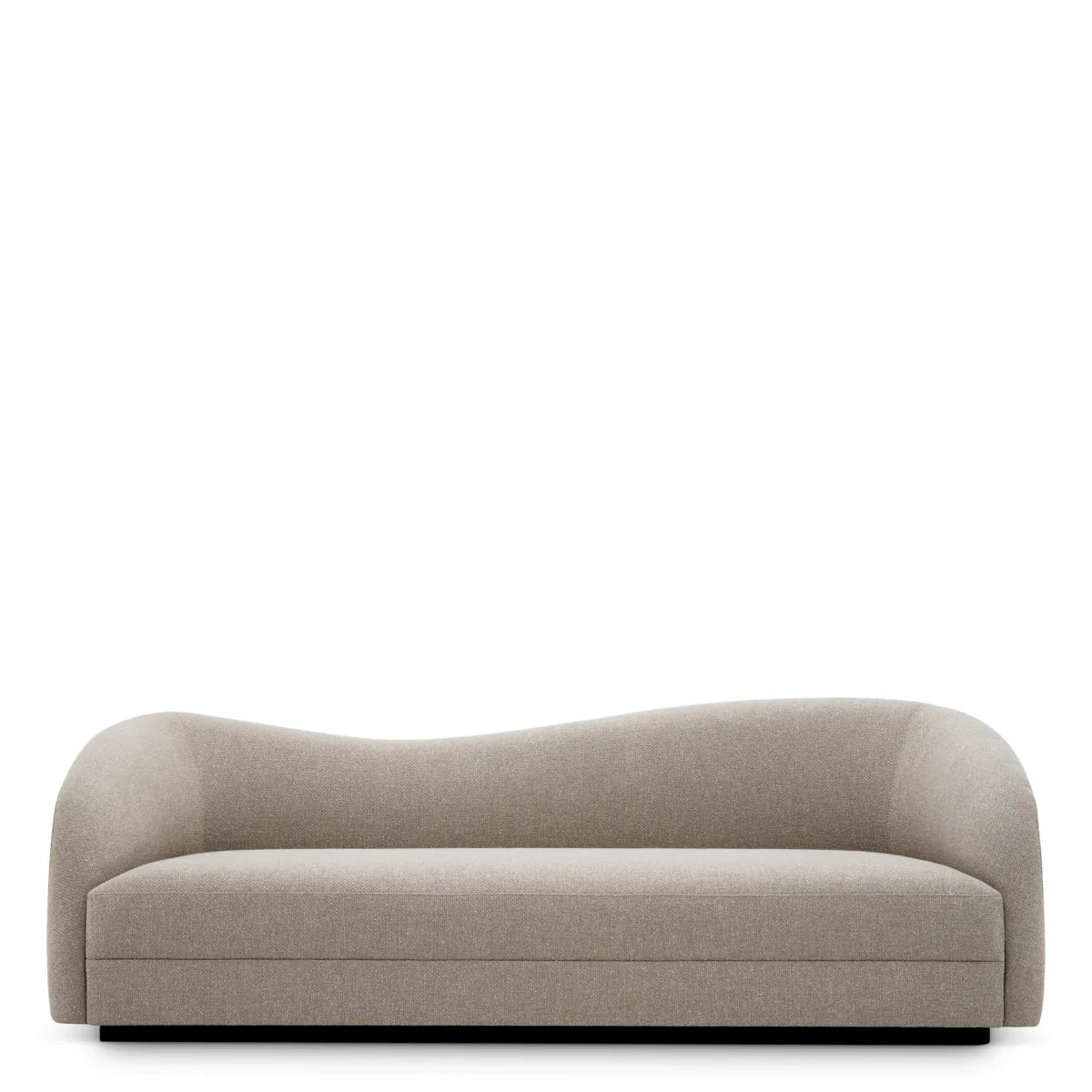 Greige Curved Sofa Divisadero