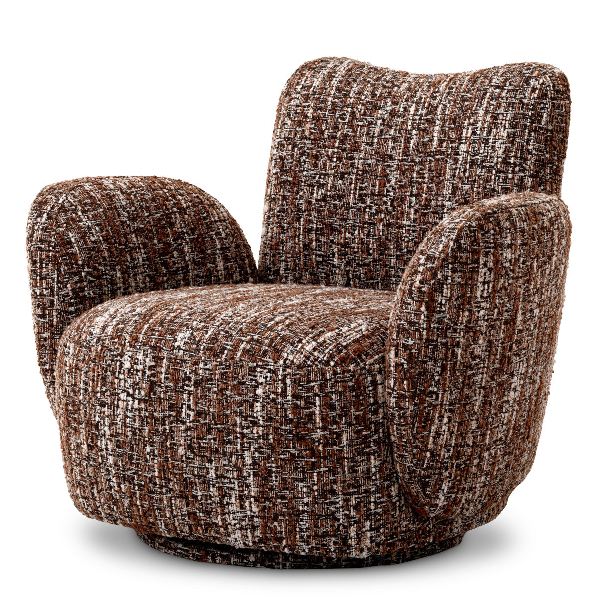 Red Boucle Accent Chair Merida | Eichholtz Miami