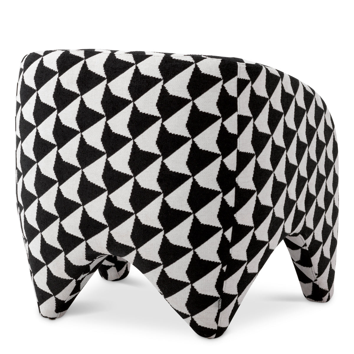 Zenith Black & White Chair Toledo | Eichholtz Miami