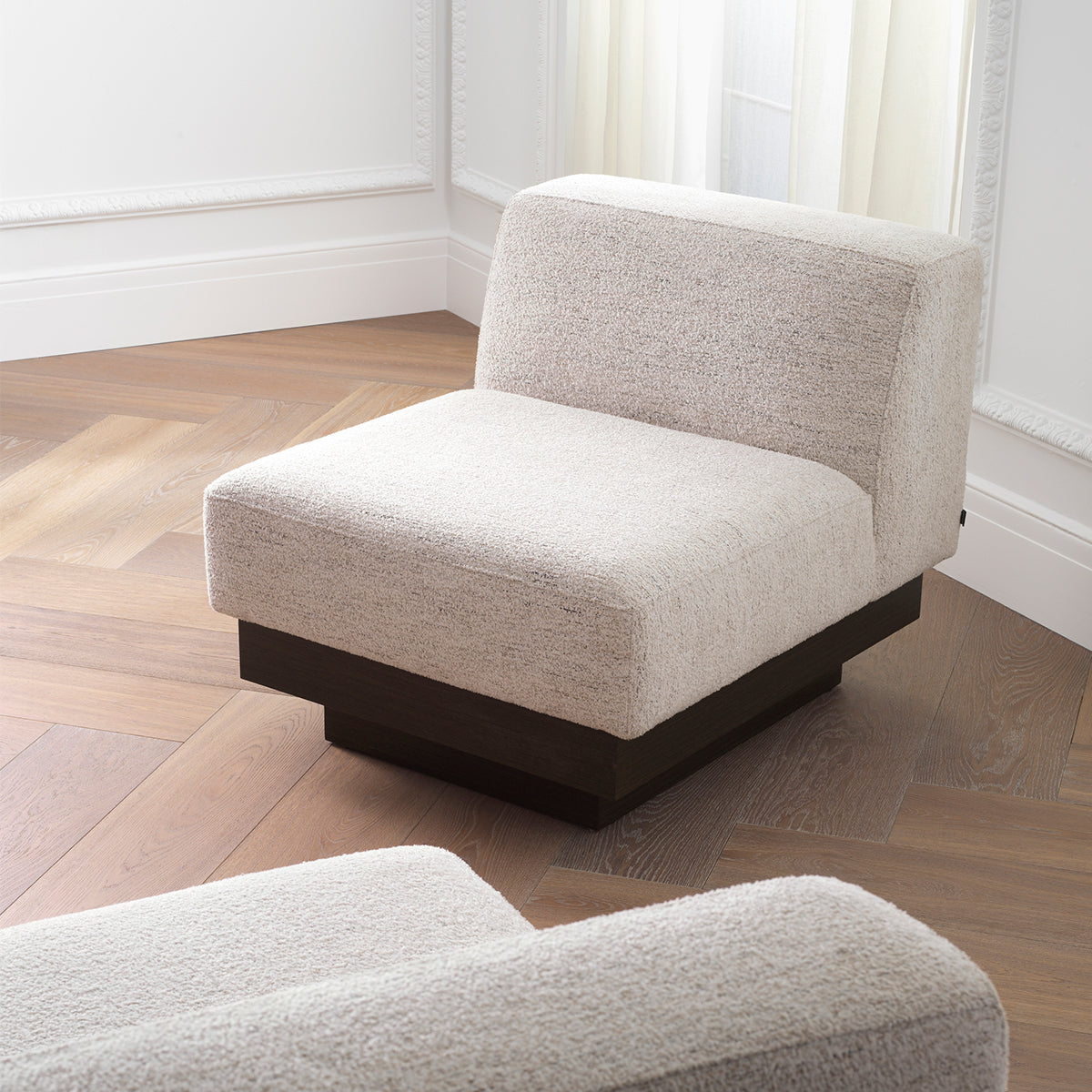 Off-white Upholstered Chair Bastion | Eichholtz Miami