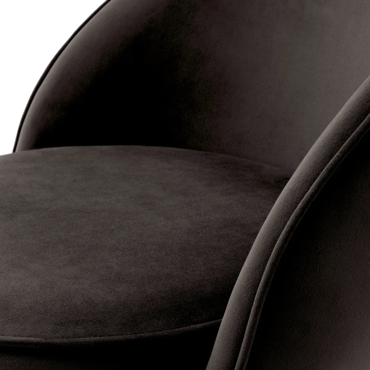 Gray Velvet Counter Stool Dorland | Eichholtz Miami