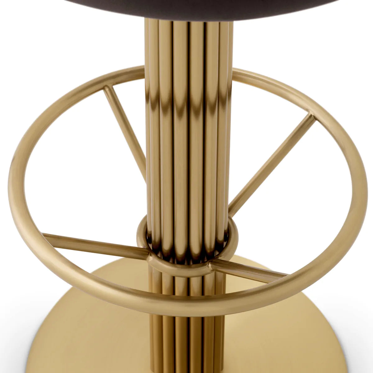 Gray Velvet Counter Stool Dorland | Eichholtz Miami