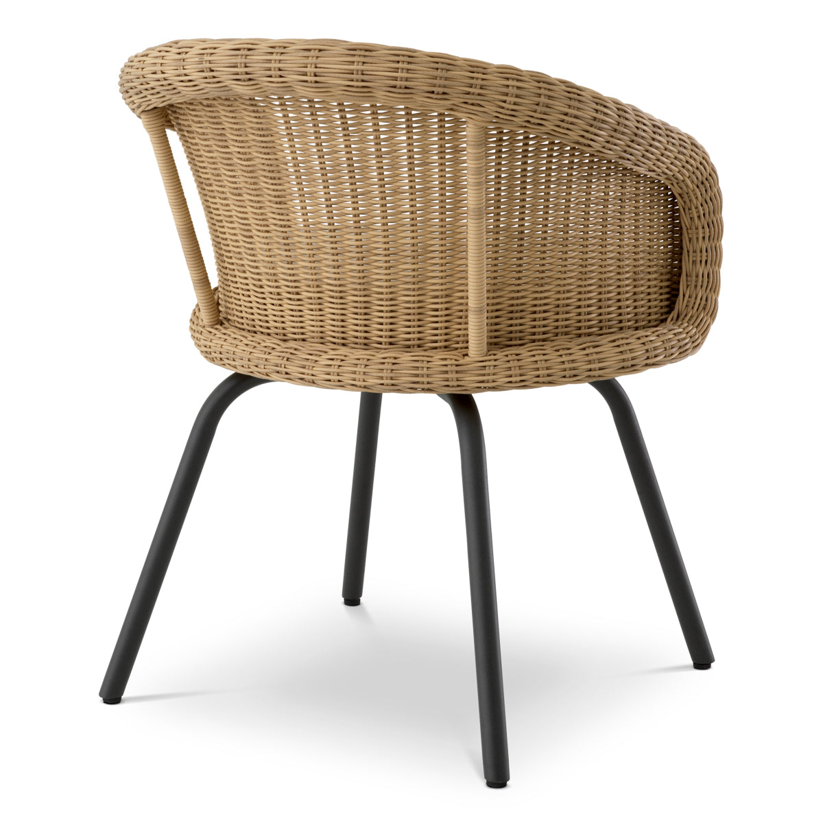 Rattan Look Outdoor Dining Chair Nolan | Eichholtz Miami