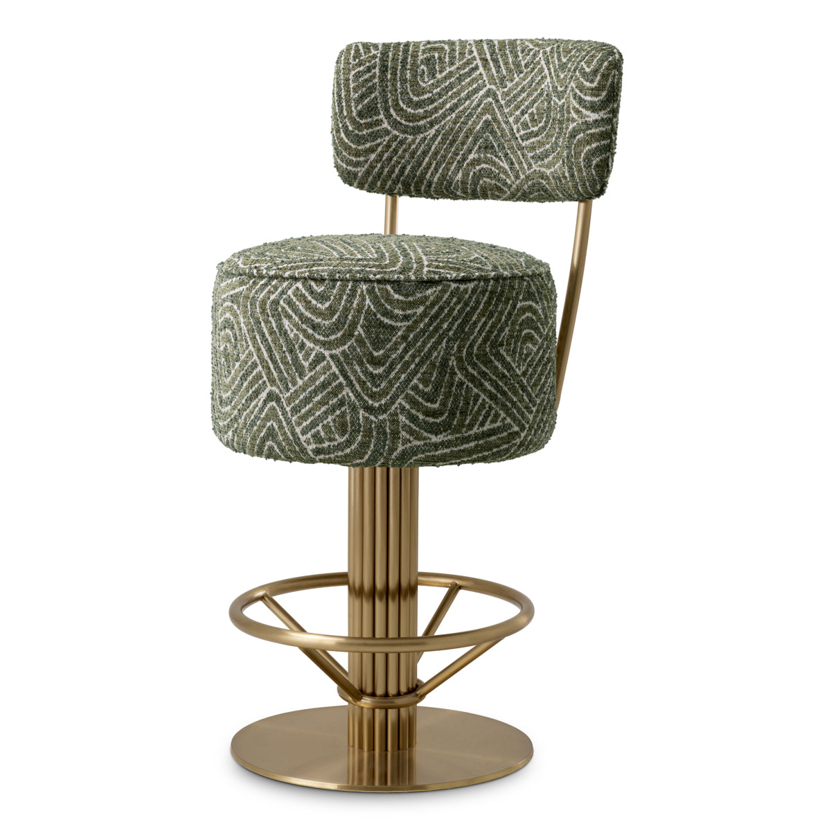 Backed Counter Stool Carleton | Eichholtz Miami