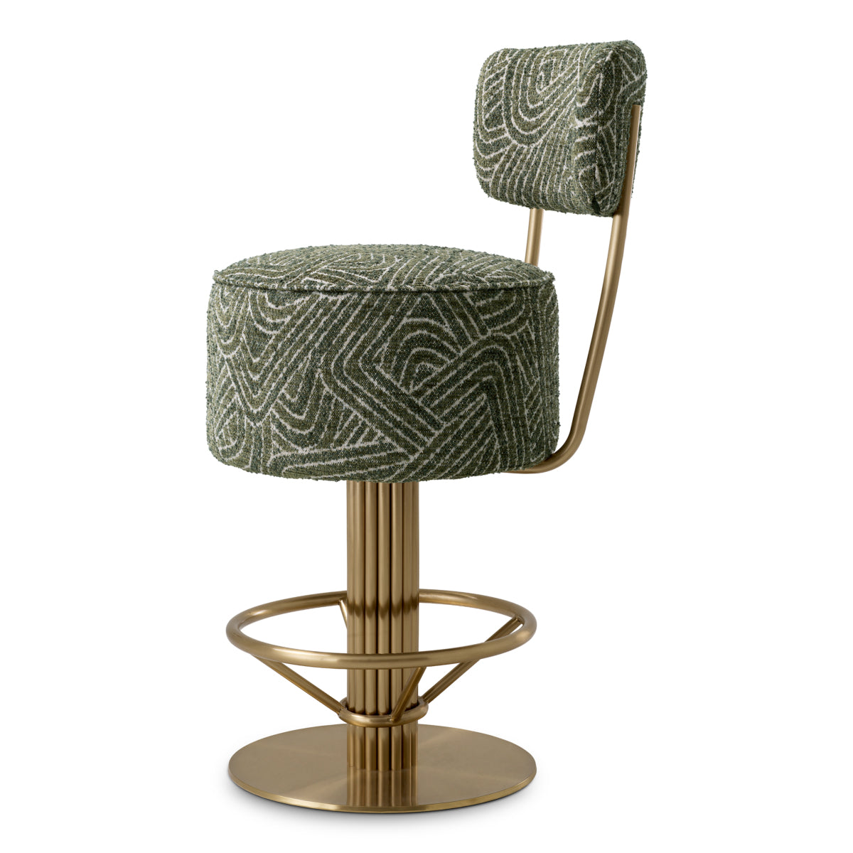 Backed Counter Stool Carleton | Eichholtz Miami