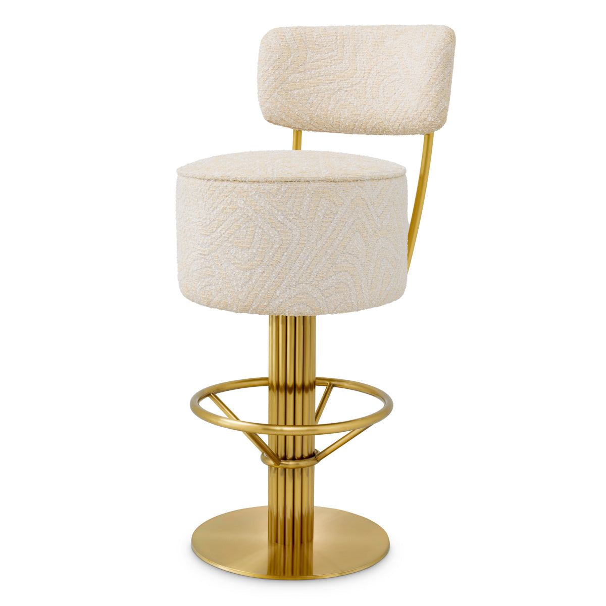 Fabric Swivel Bar Stool Carleton