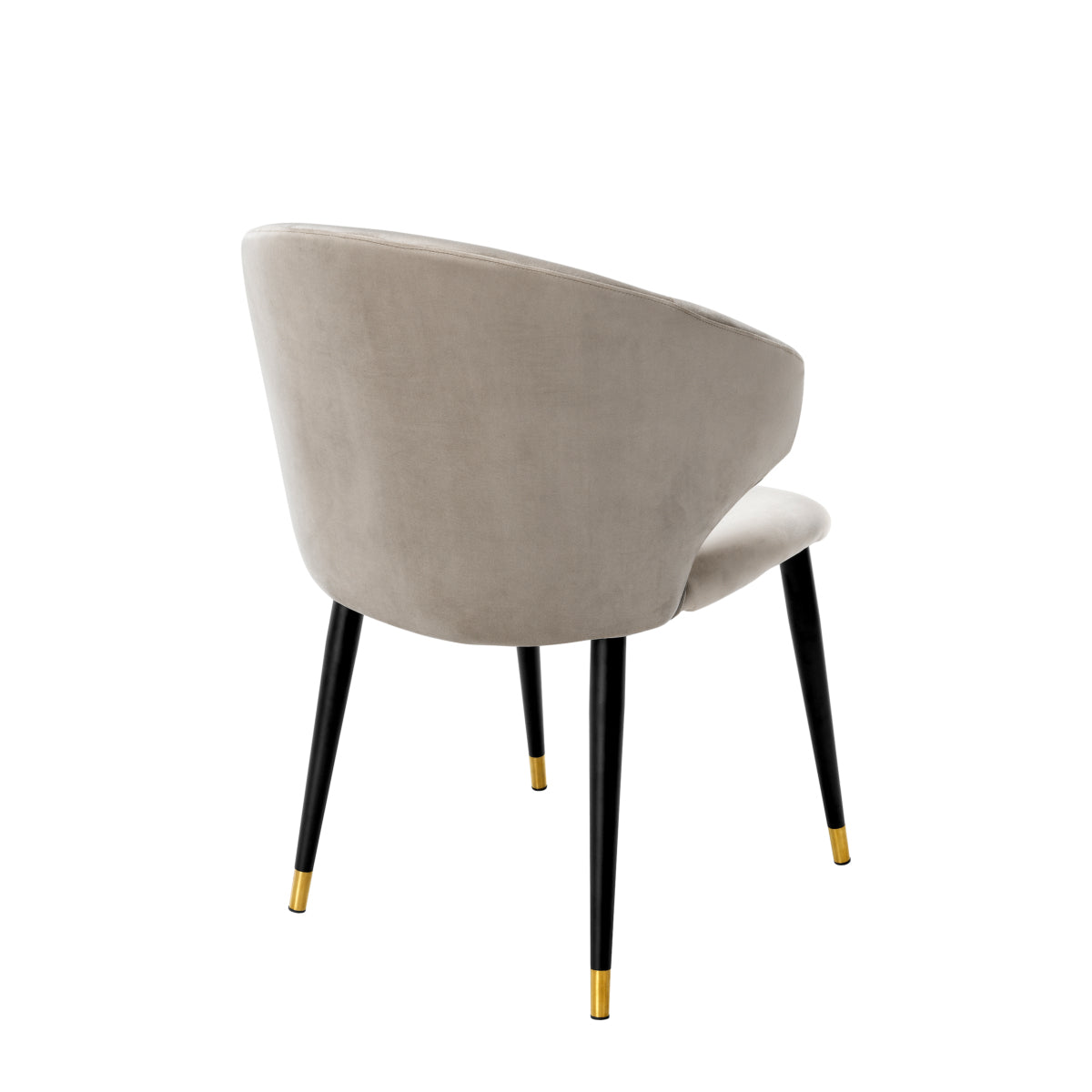 Velvet Retro Dining Armchair Volante | Eichholtz Miami