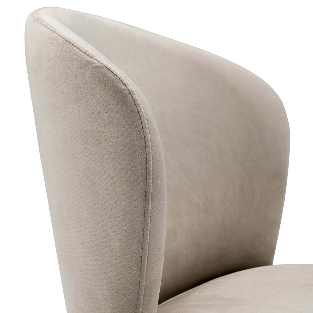 Velvet Retro Dining Chair Volante | Eichholtz Miami