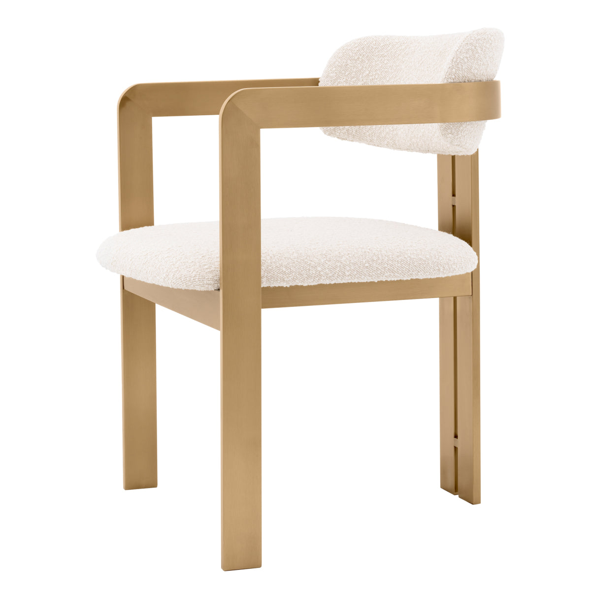 Boucle Upholstered Dining Chair Donato | Eichholtz Miami