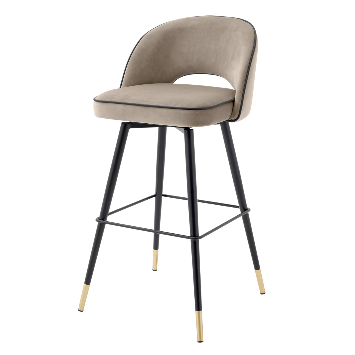 Black-Legged Bar Stools (2) Cliff | Eichholtz Miami