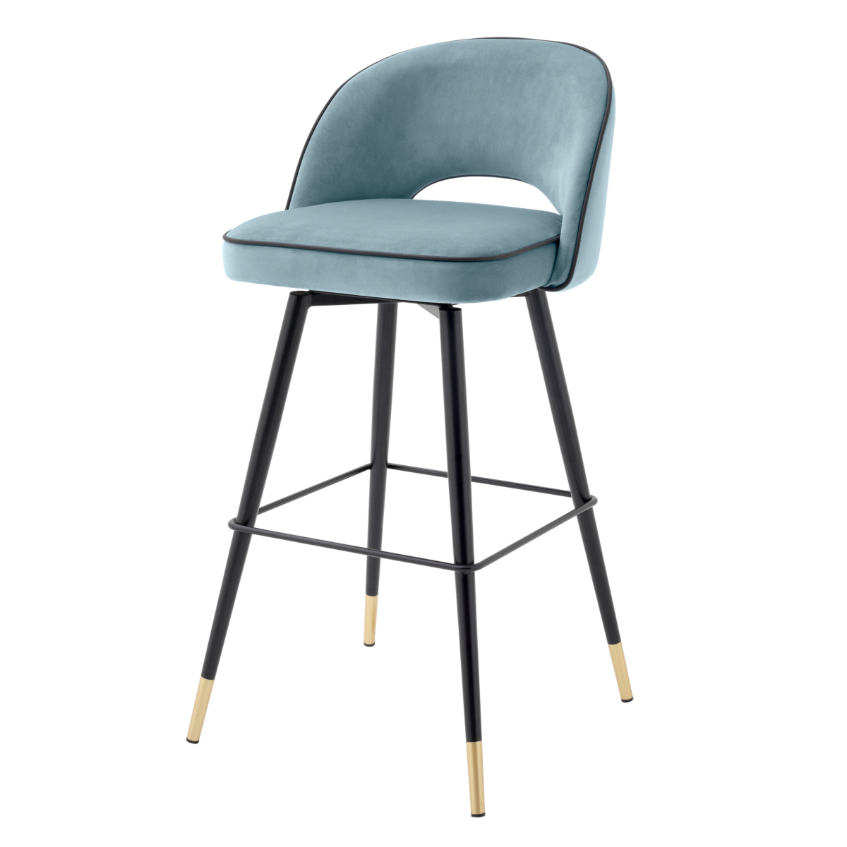 Black-Legged Bar Stools (2) Cliff | Eichholtz Miami