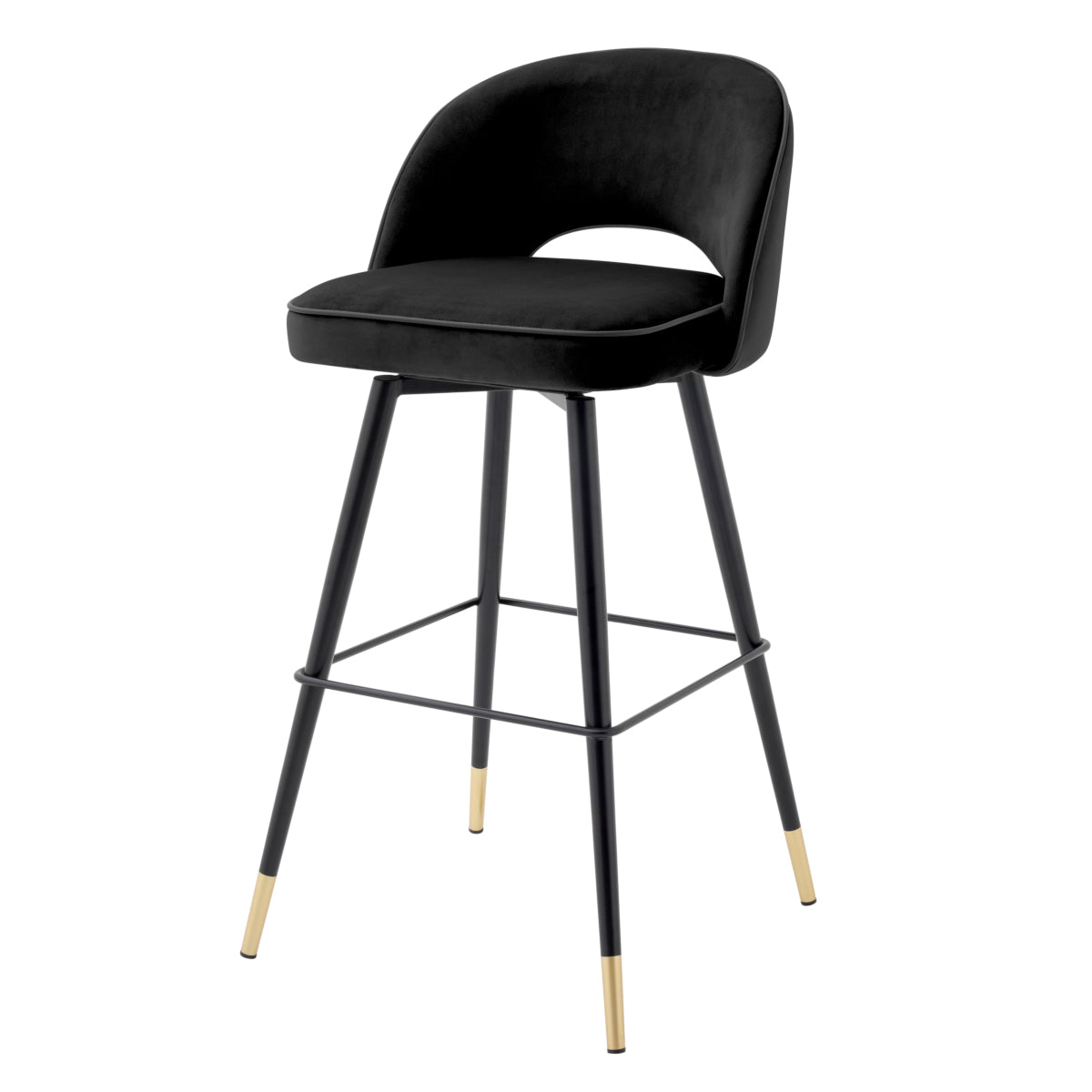 Black-Legged Bar Stools (2) Cliff | Eichholtz Miami