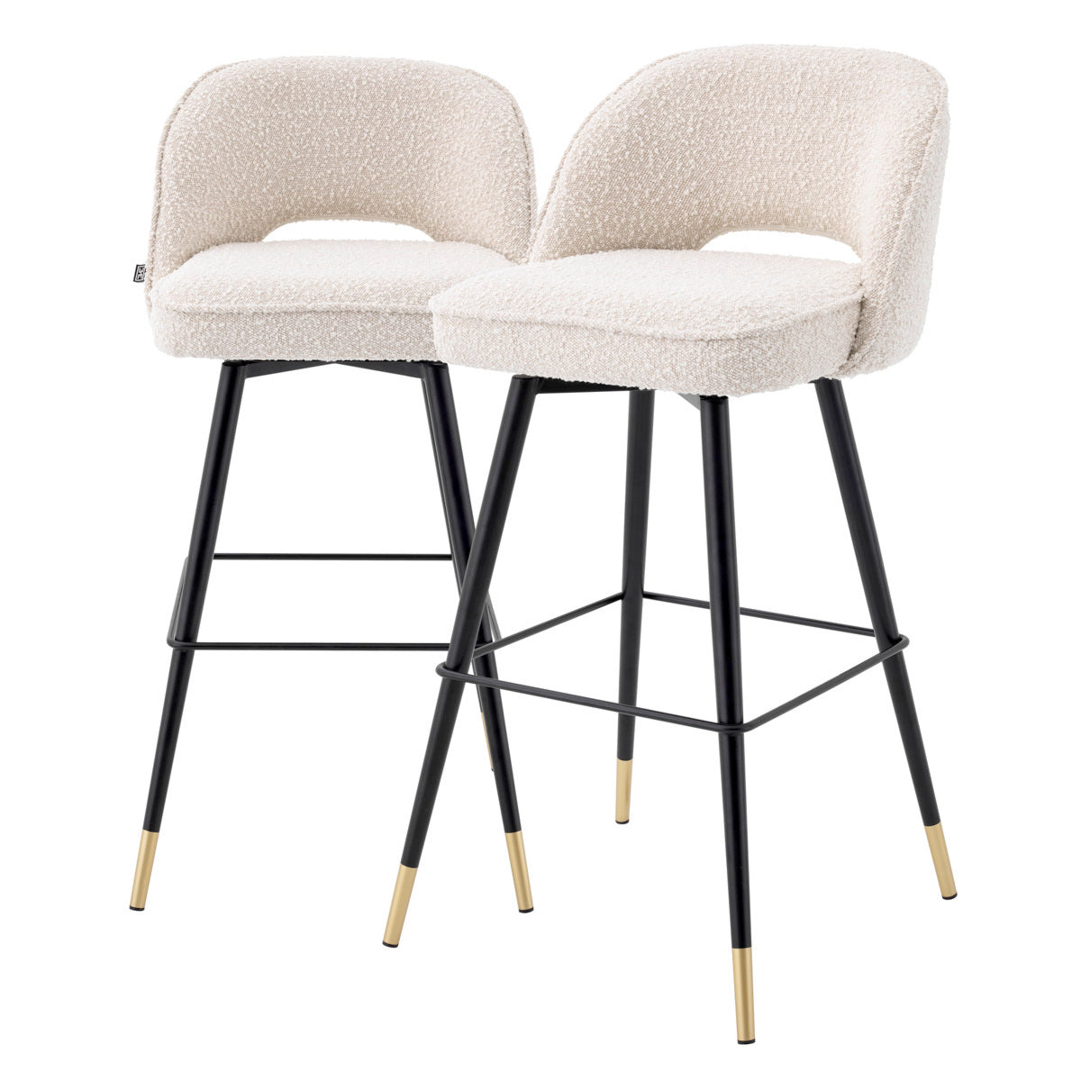 Black-Legged Bar Stools (2) Cliff | Eichholtz Miami