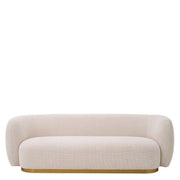White Curved Sofa Roxy