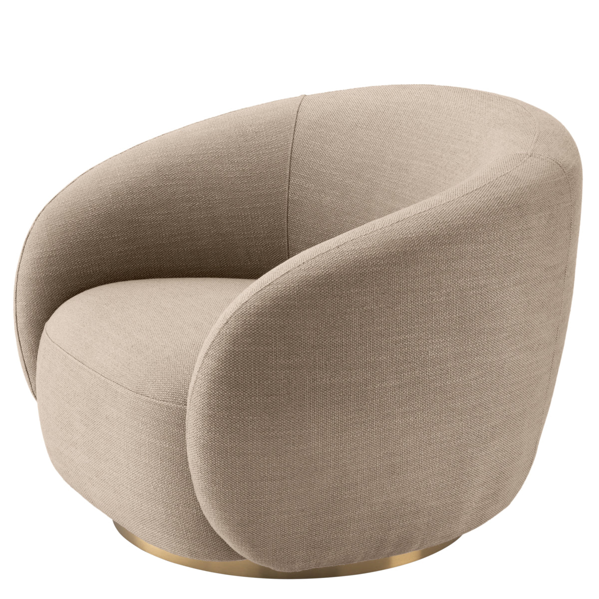 Avalon Sand Swivel Chair Brice | Eichholtz Miami