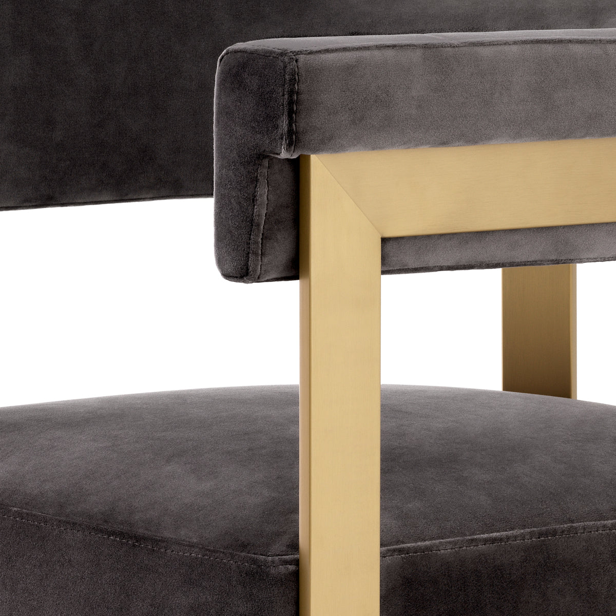 Modern Curved Counter Stool Clubhouse | Eichholtz Miami