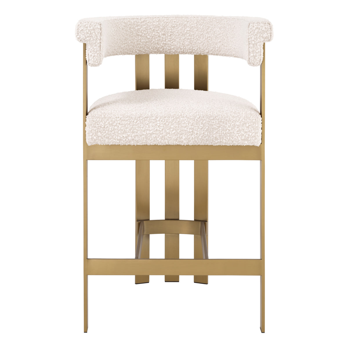 Modern Curved Counter Stool Clubhouse | Eichholtz Miami