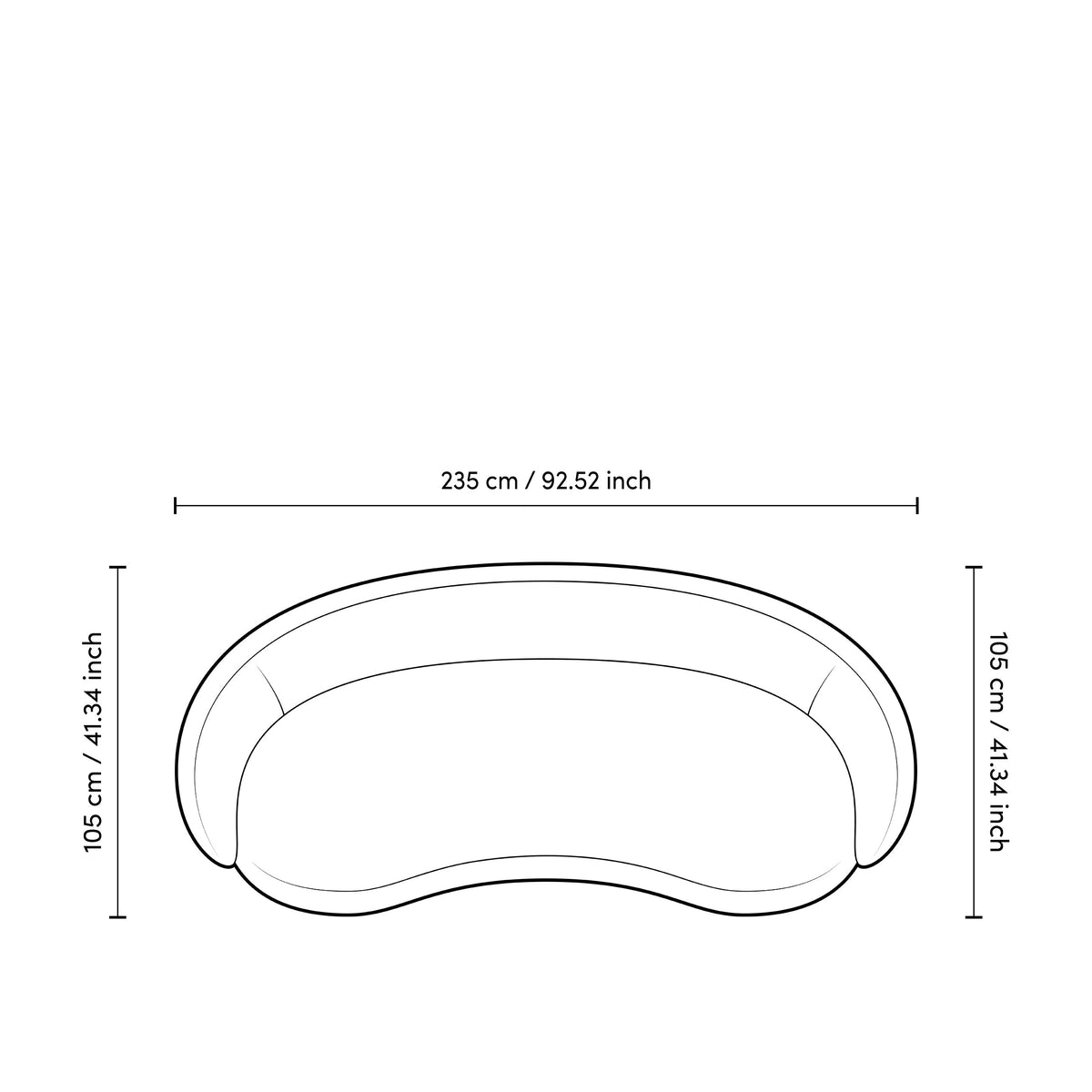 Minimalist Off-White Sofa Amore | Eichholtz Miami