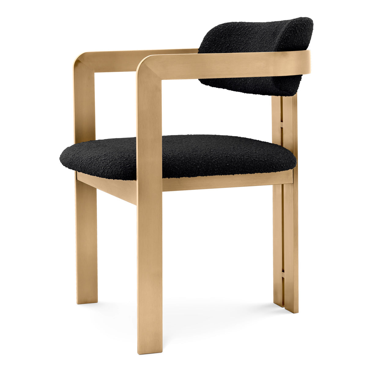 Boucle Upholstered Dining Chair Donato | Eichholtz Miami