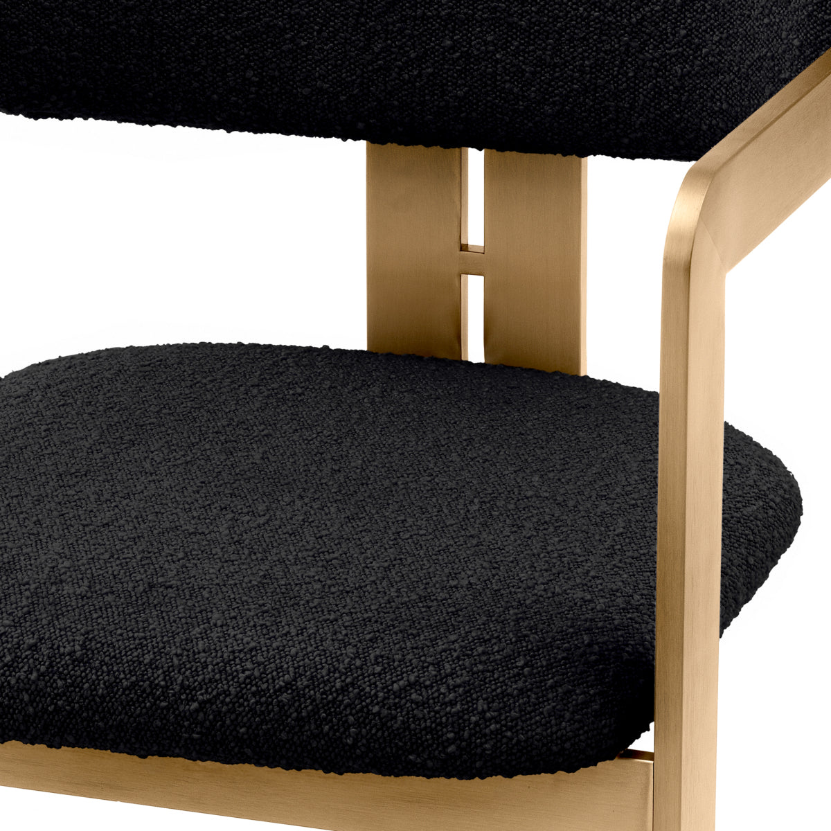 Boucle Upholstered Dining Chair Donato | Eichholtz Miami