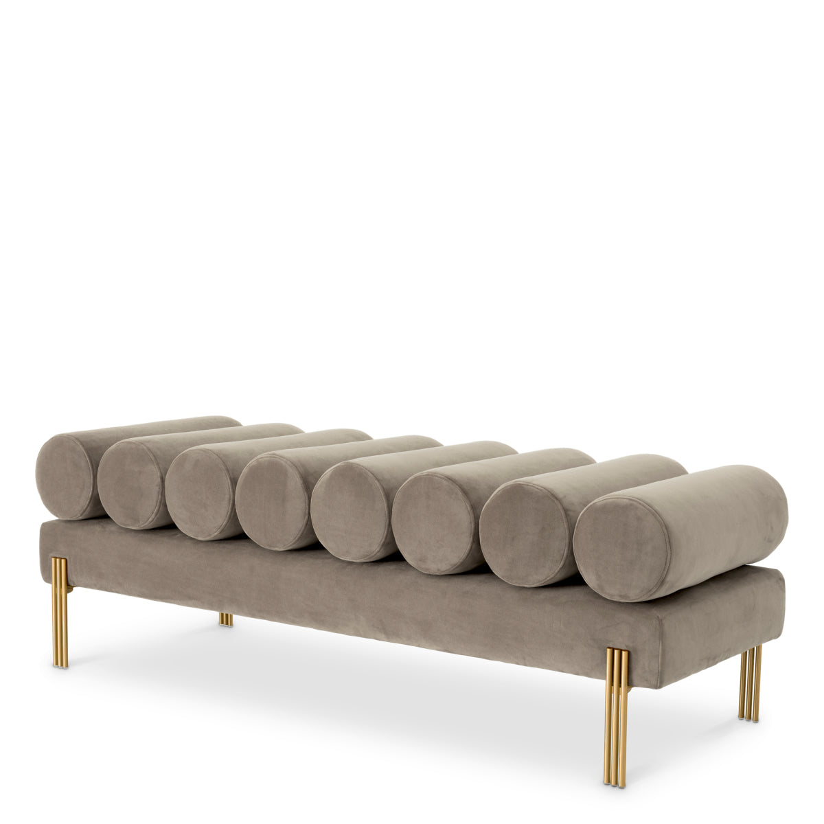 Velvet Art Deco Bench Oxley