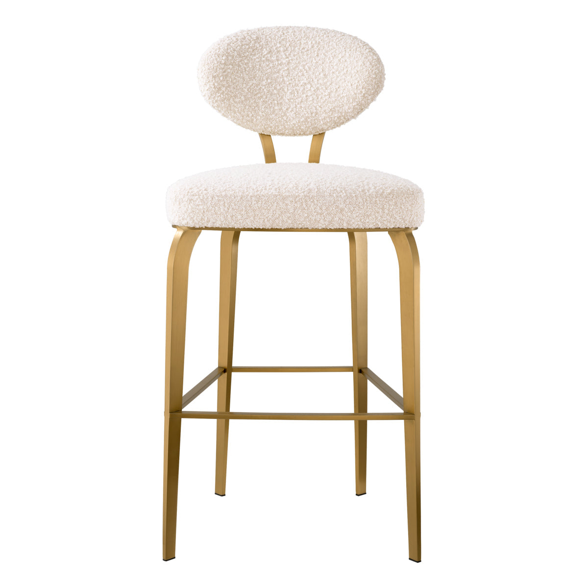 Boucle Bar Stool Dorrego | Eichholtz Miami