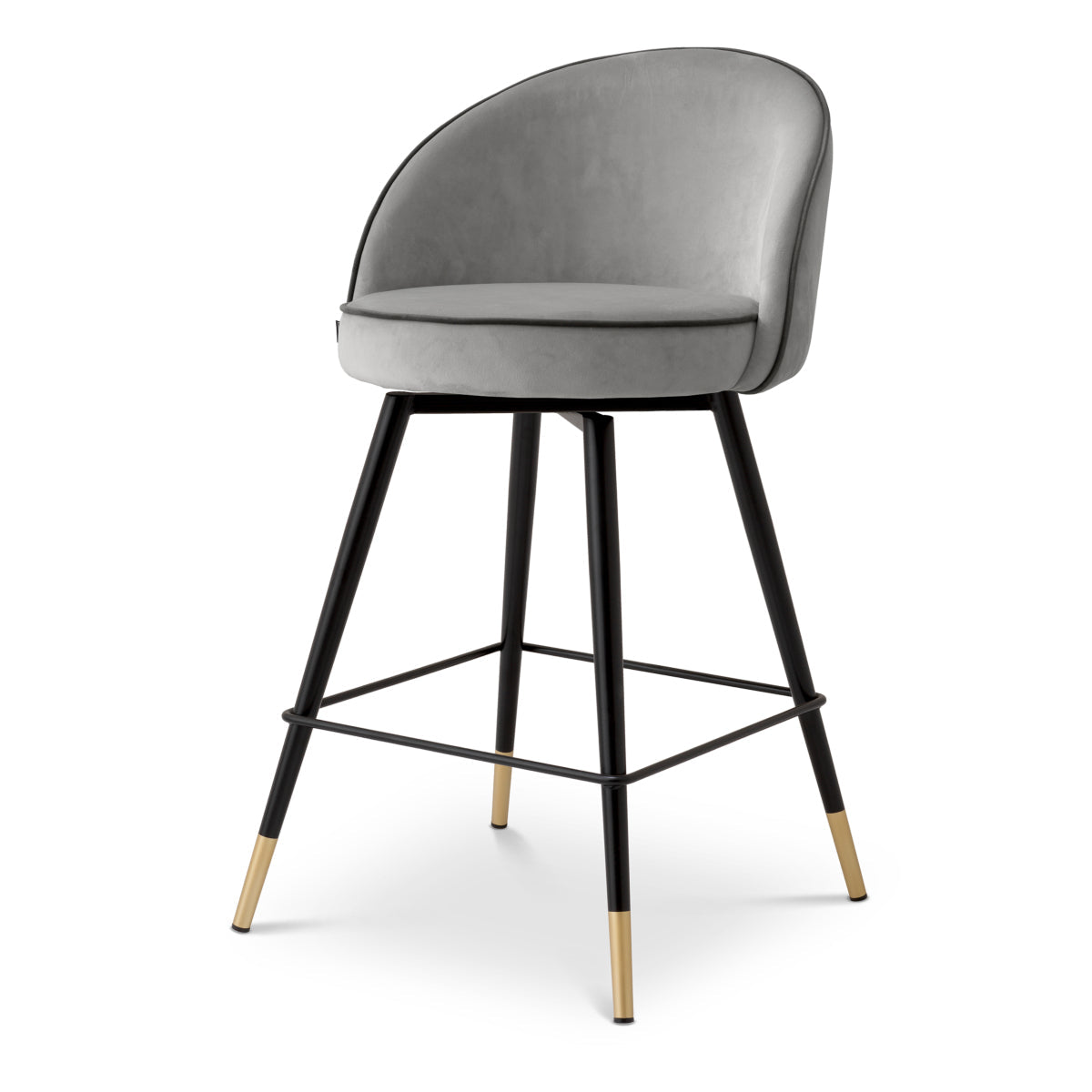 Curved Back Counter Stools Set (2) Cooper | Eichholtz Miami