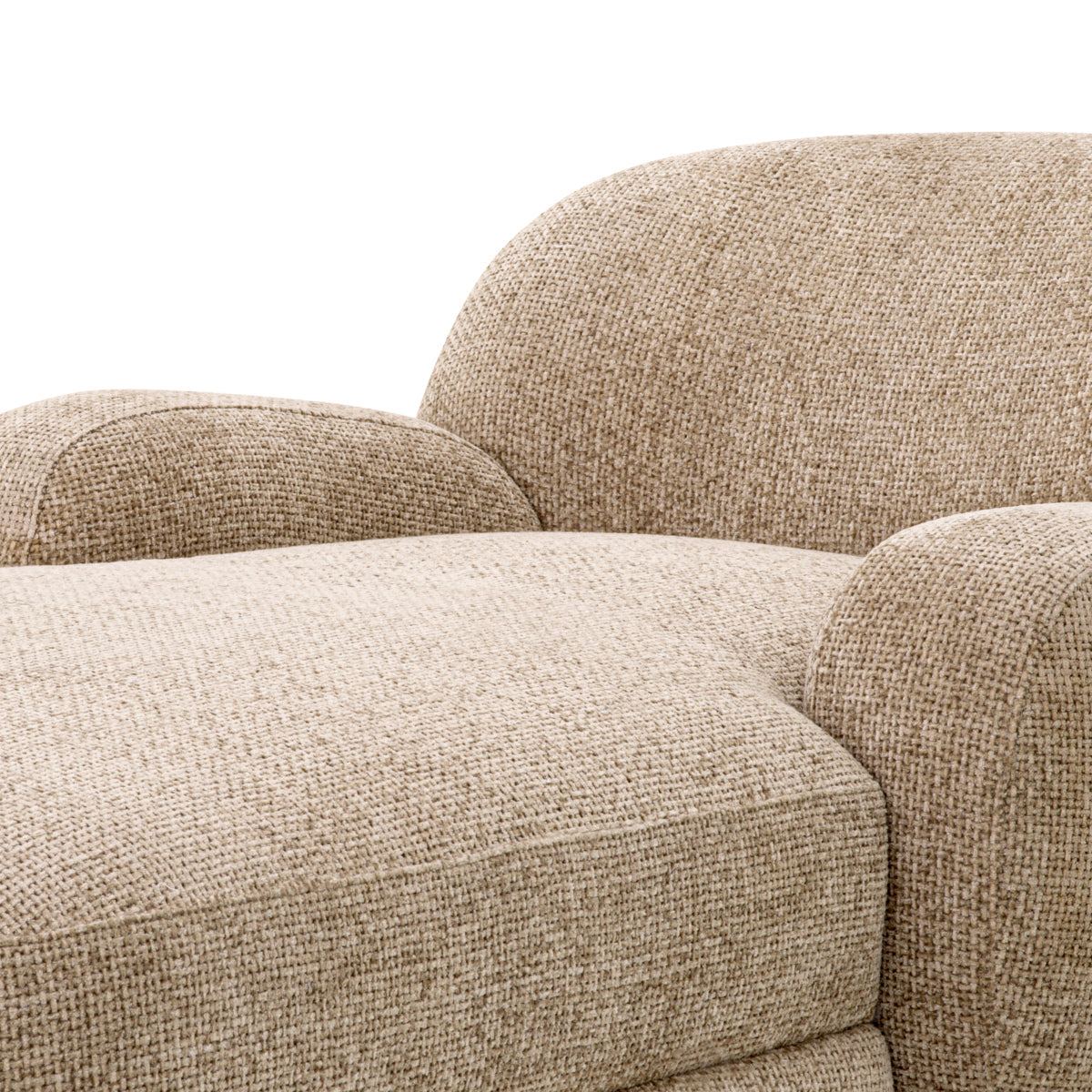Modern Upholstered Chaise Longue Udine | Eichholtz Miami