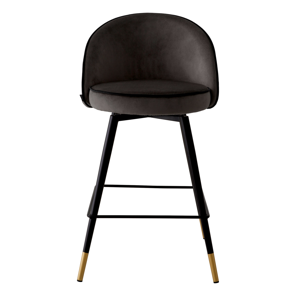 Curved Back Counter Stools Set (2) Cooper | Eichholtz Miami