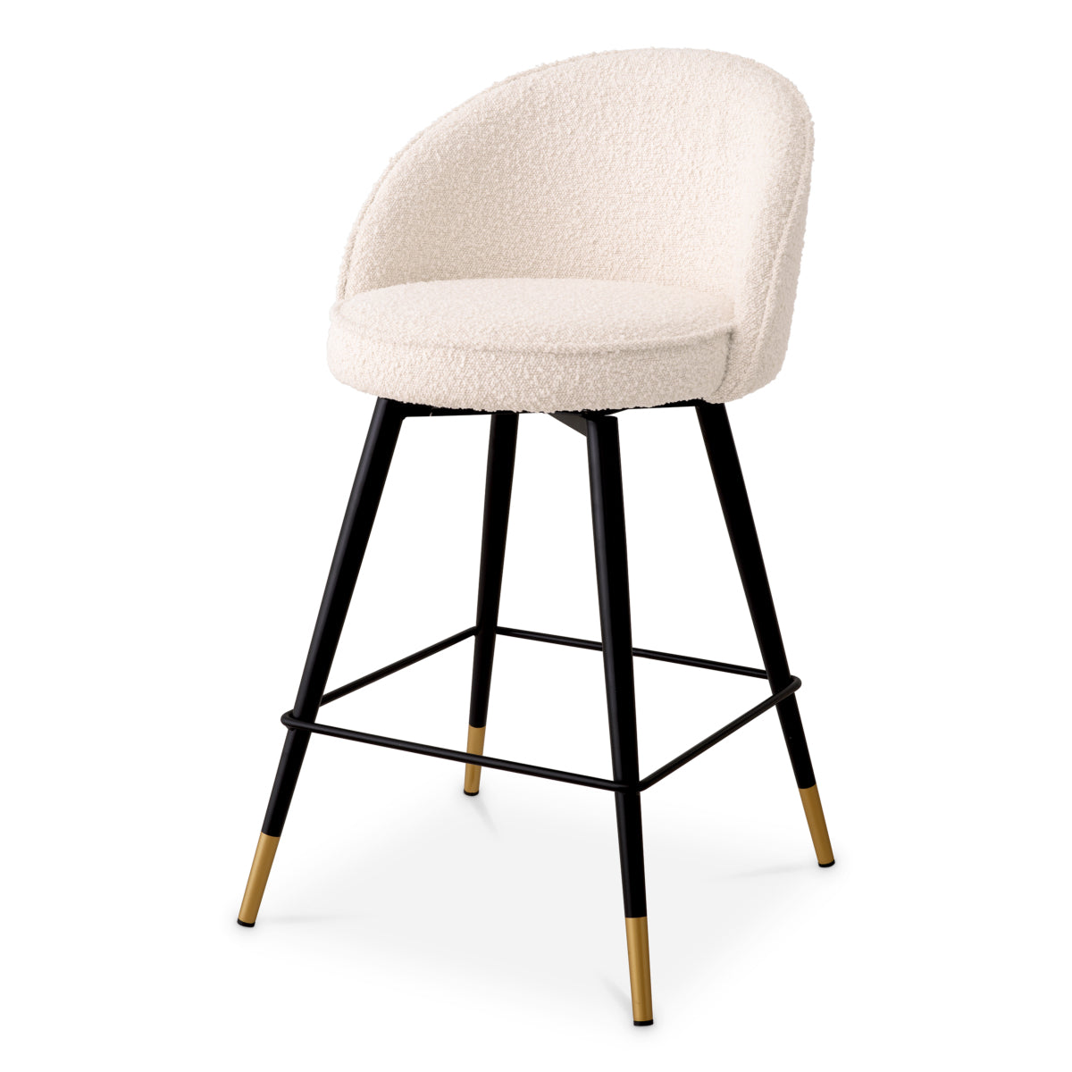 Curved Back Counter Stools Set (2) Cooper | Eichholtz Miami