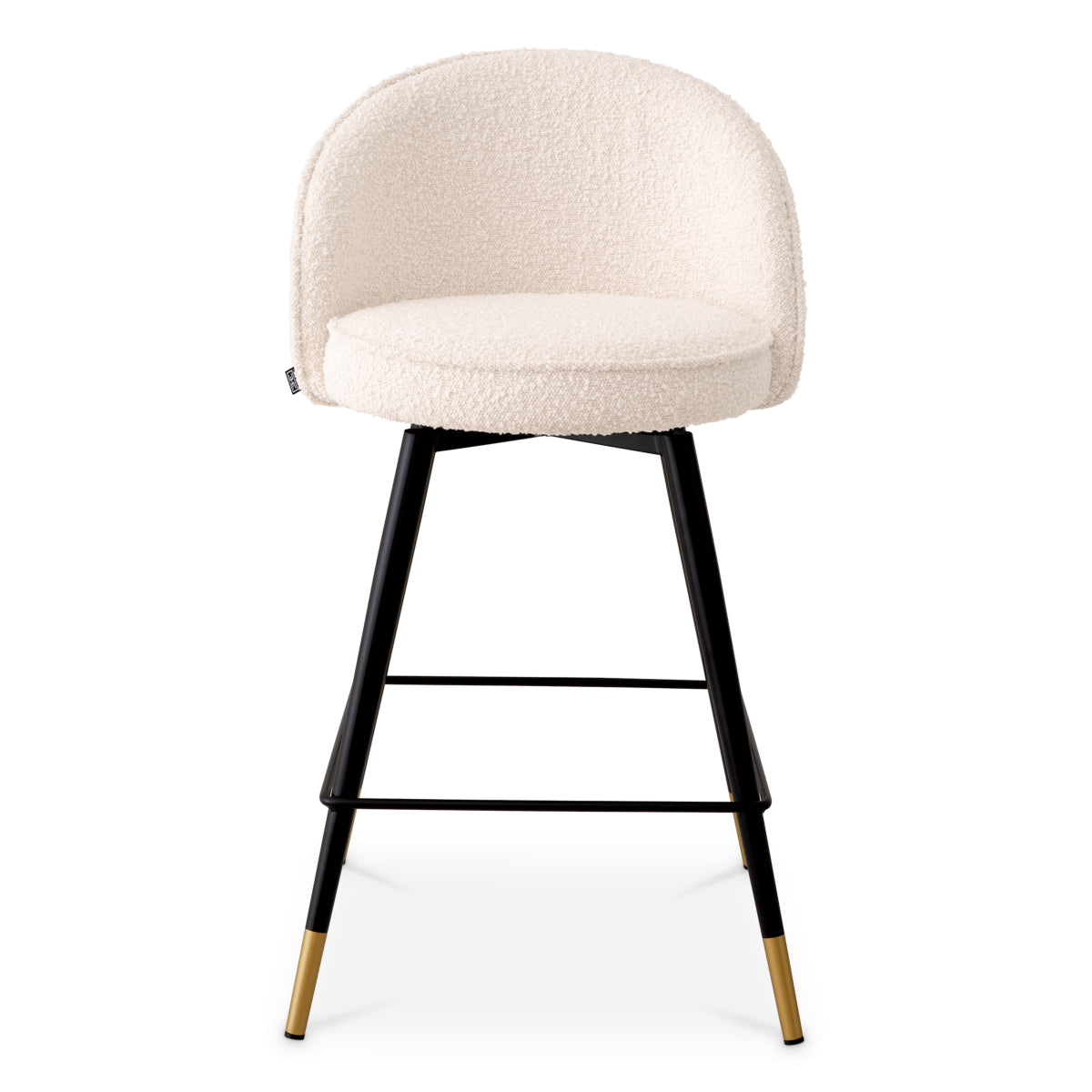 Curved Back Counter Stools Set (2) Cooper | Eichholtz Miami