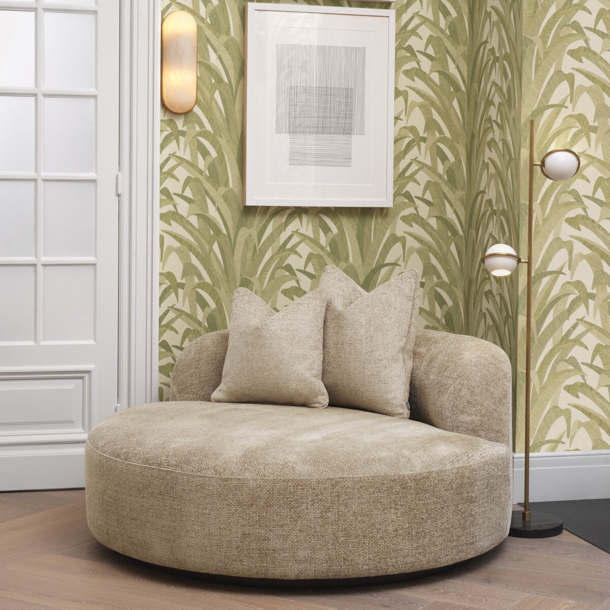 Modern Round Sofa Bjorn | Eichholtz Miami