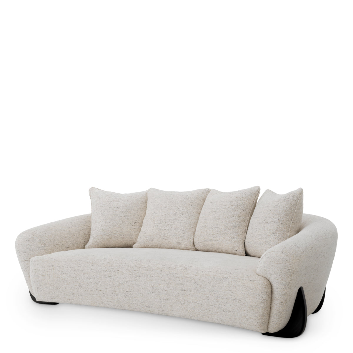 Off-White Curved Sofa Siderno