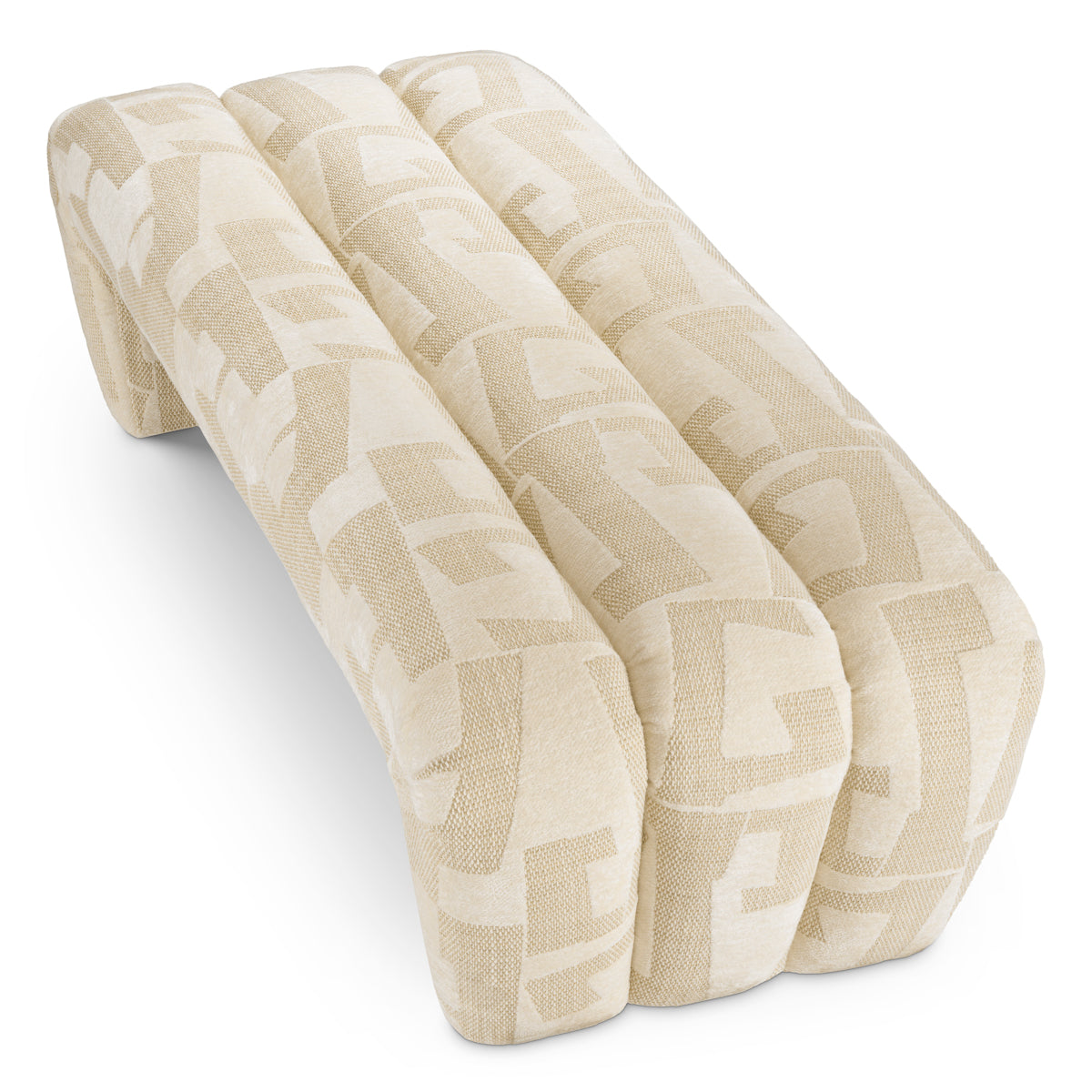 Brooklyn Sand Upholstered Bench Eastborne | Eichholtz Miami