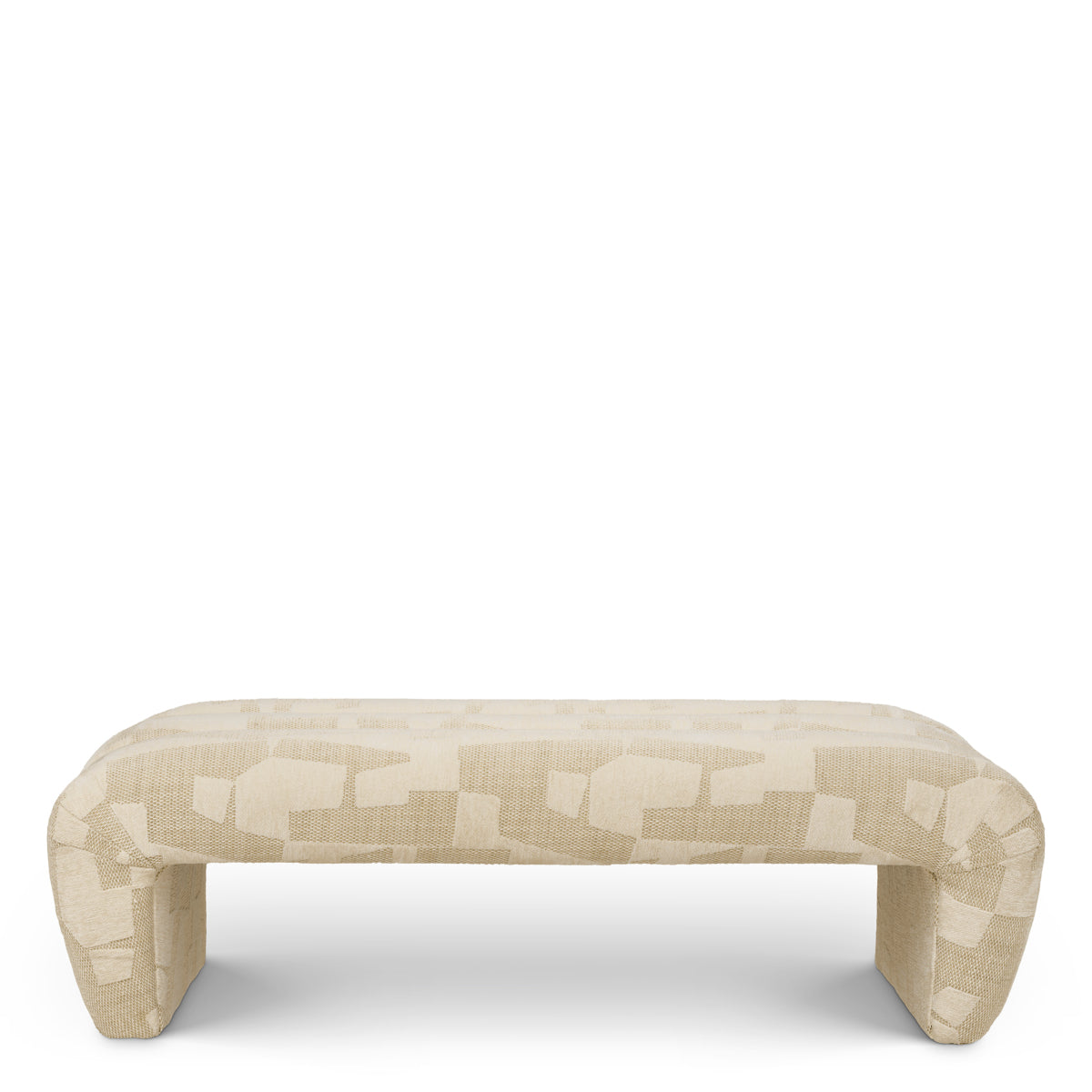 Brooklyn Sand Upholstered Bench Eastborne | Eichholtz Miami