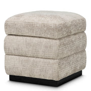 Beige Ebony Storage Stool Valmont | Eichholtz Miami