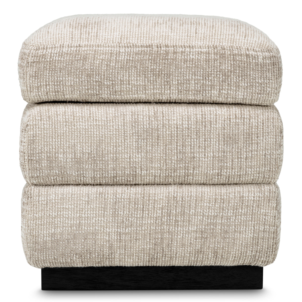 Beige Ebony Storage Stool Valmont | Eichholtz Miami
