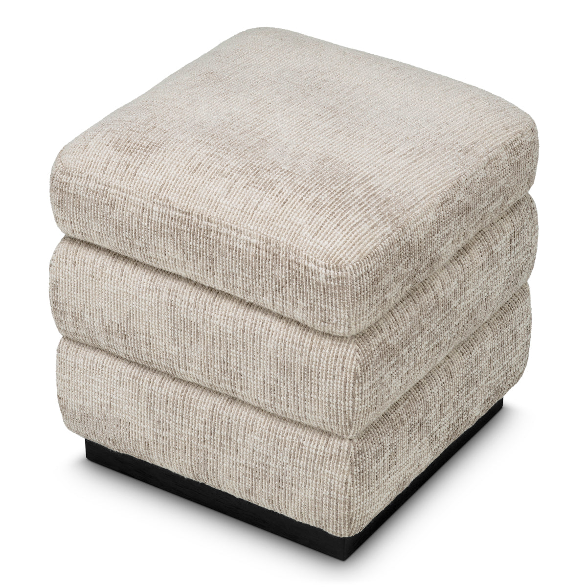 Beige Ebony Storage Stool Valmont | Eichholtz Miami