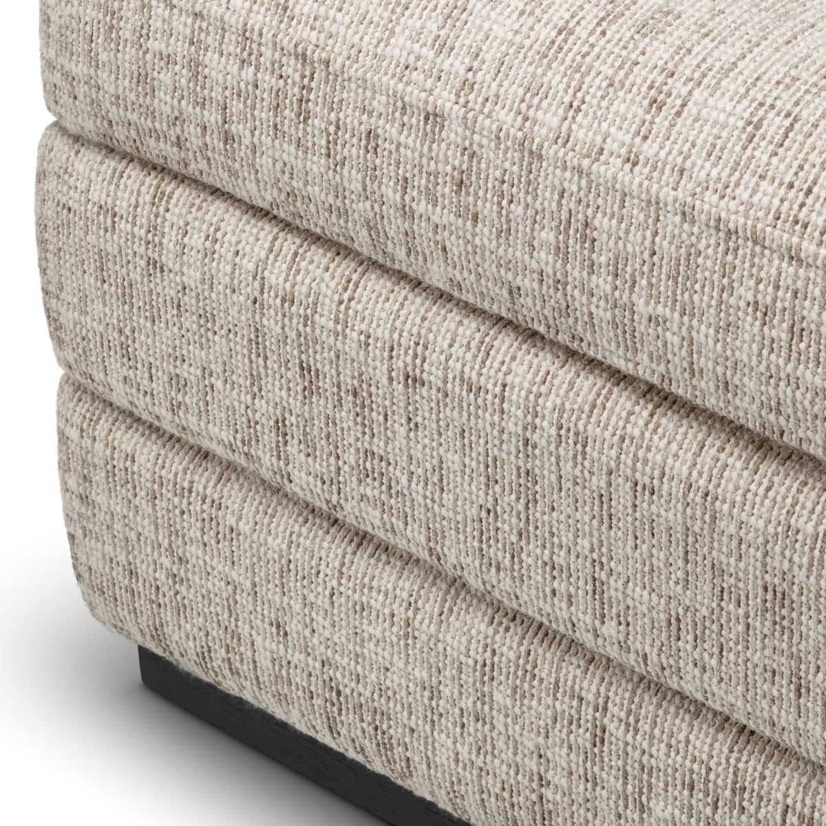 Beige Ebony Storage Stool Valmont | Eichholtz Miami